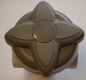 Preview: Wasser-Verstellregler 2"  - Lotus - Design Blume - hellgrau