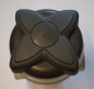 Preview: Wasser-Verstellregler 2"  - Lotus - Design Blume - dunkelgrau