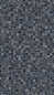 Preview: Folie RUND 3.69m- Aufstecken- H 1.22m- Mosaik-grau- 0.6mm