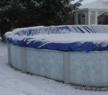 Winterabdeckung Oval zu Becken 6.4 x 3.0 m