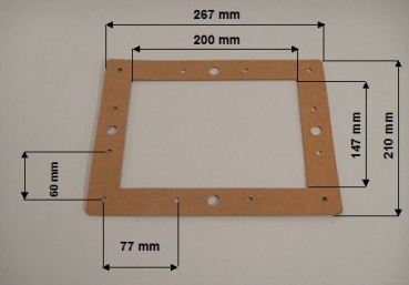 Dichtung Skimmer Hayward 1076 Kork