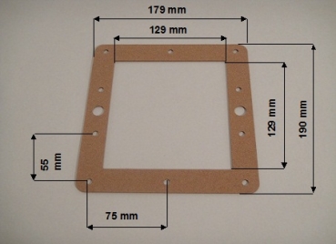 Dichtung Skimmer Hayward 1097 Kork