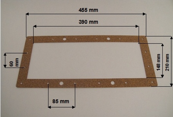 Dichtung Skimmer schmal Hayward 1085 Kork