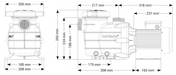 Pumpe P II 25 - 230 Volt - 5m3/h