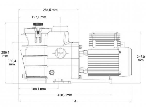 Pumpe MAXFLO 1811 - 230 Volt - 16m3/h