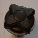 Umstellhebel Luft 1"  - Lotus - Design Blume - dunkelgrau