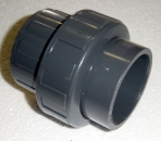 PVC-Verschraubung- zum kleben - D. 63 mm